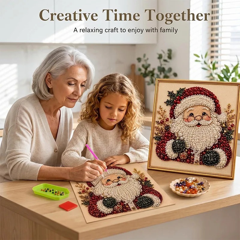 Art Craft Adult - Christmas Pearl Diamond Painting Art Set