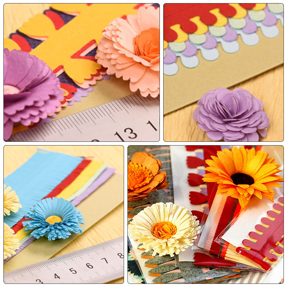 The Art And Craft Of Jewelry - 60Pcs Art Quilling Paper Strips Flower