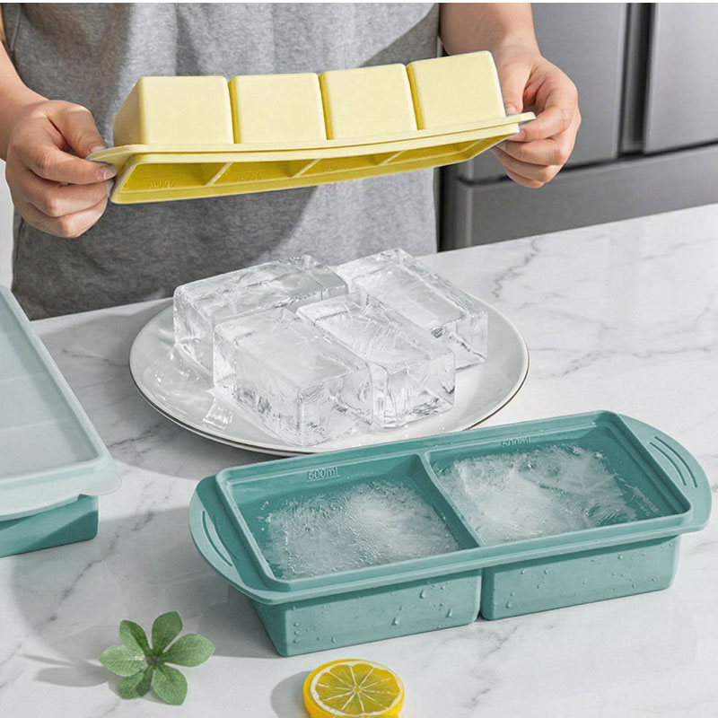 Art Craft Ice Cream - 2/4 Cup Large Ice Cube Tray