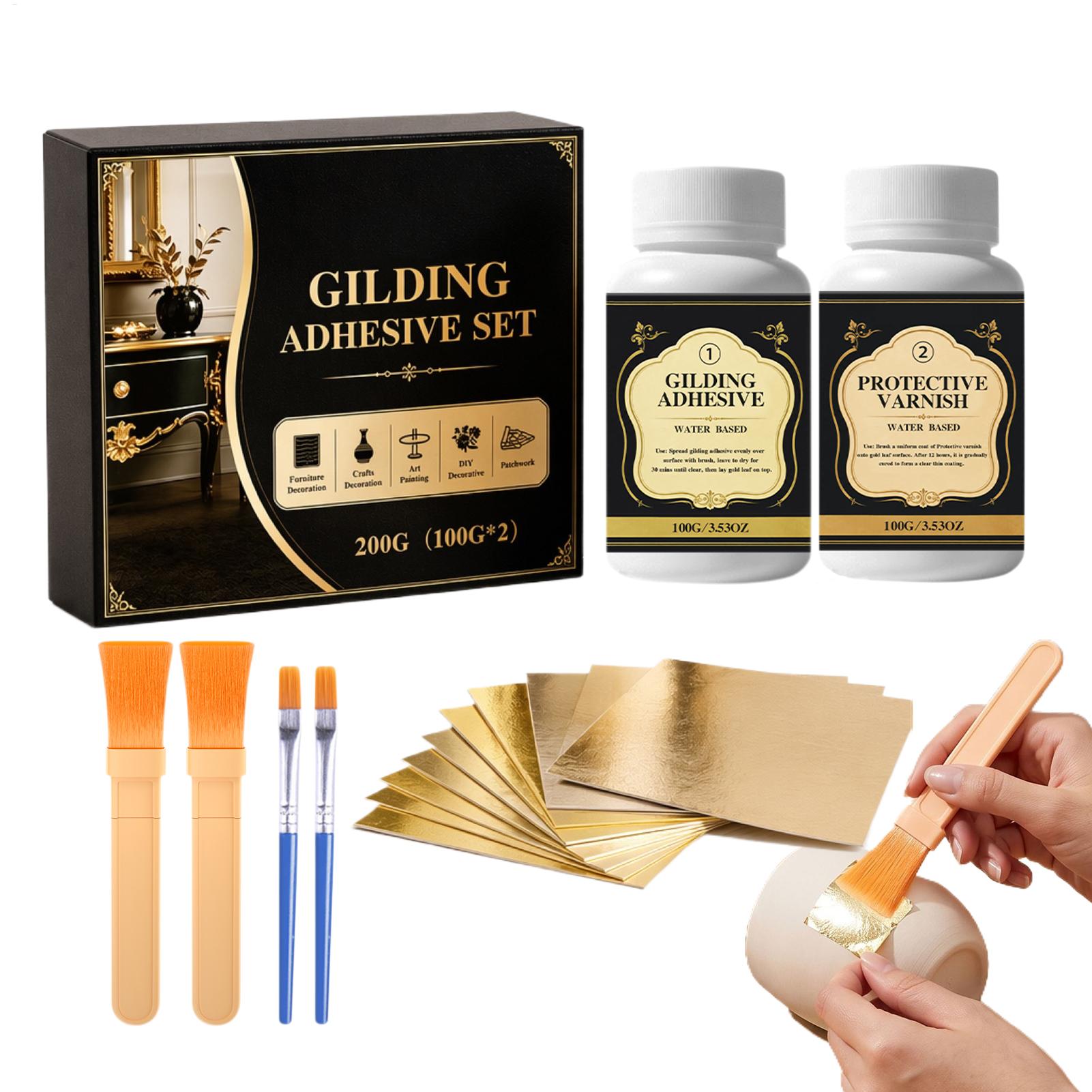 The Art And Craft Of Jewelry - Gilding Adhesive Water-Based Long-Lasting DIY Gilding