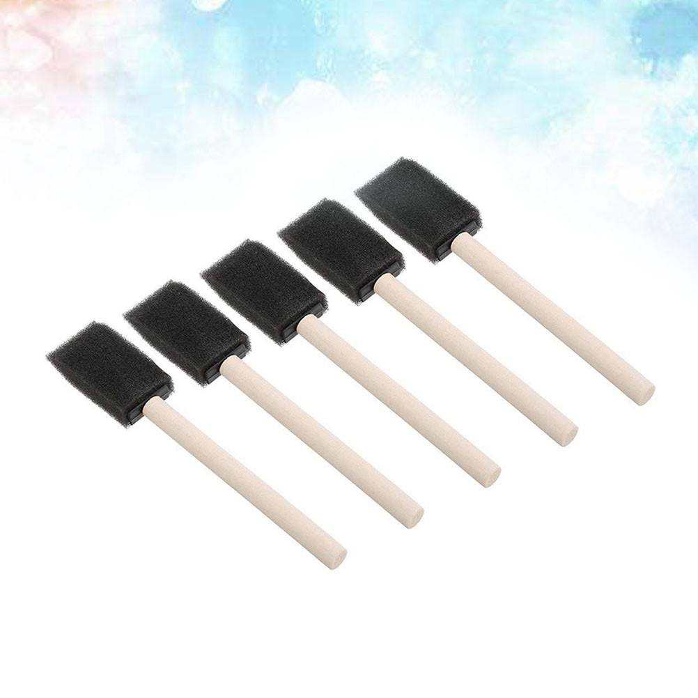 Art And Craft With Paint - 20Pcs Drawing Sponge Brushes 1 Inch