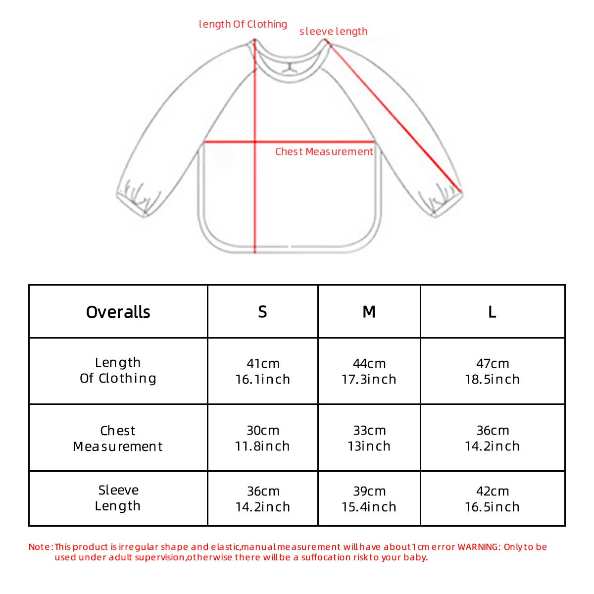 Kids Baby Long Sleeved PU Bibs - Art Craft Easy ulasan dan harga