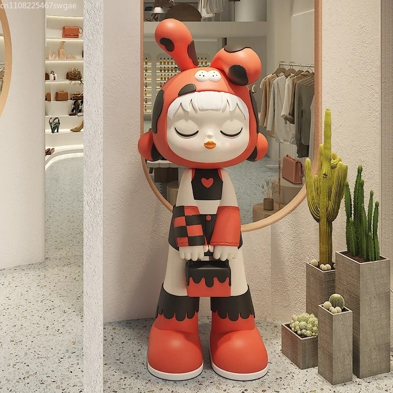 Art Cartoon Girl Statue Indoor - Art Craft Home ulasan dan harga