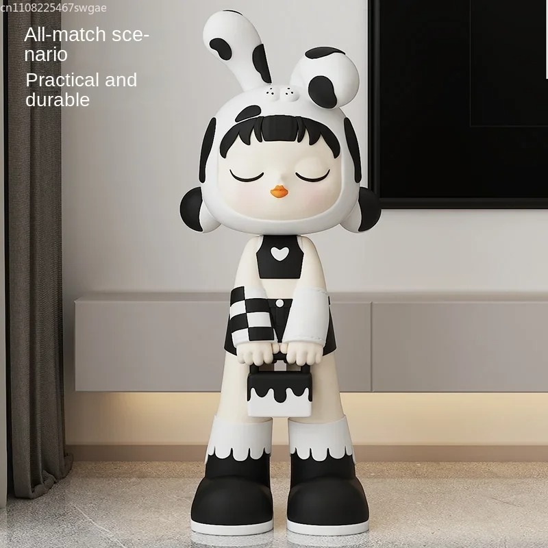 Art Cartoon Girl Statue Indoor - Art Craft Home ulasan dan harga