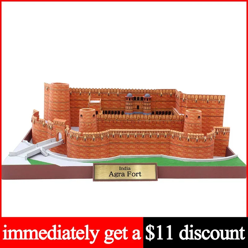 India Agra Fort Realistic Fold - Art Craft India ulasan dan harga
