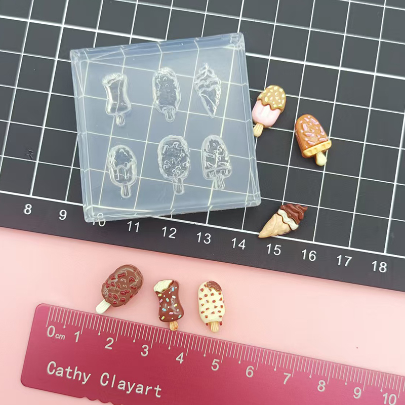 Polymer Ceramic CLay Mini Choc - Art Craft Ice Cream ulasan dan harga