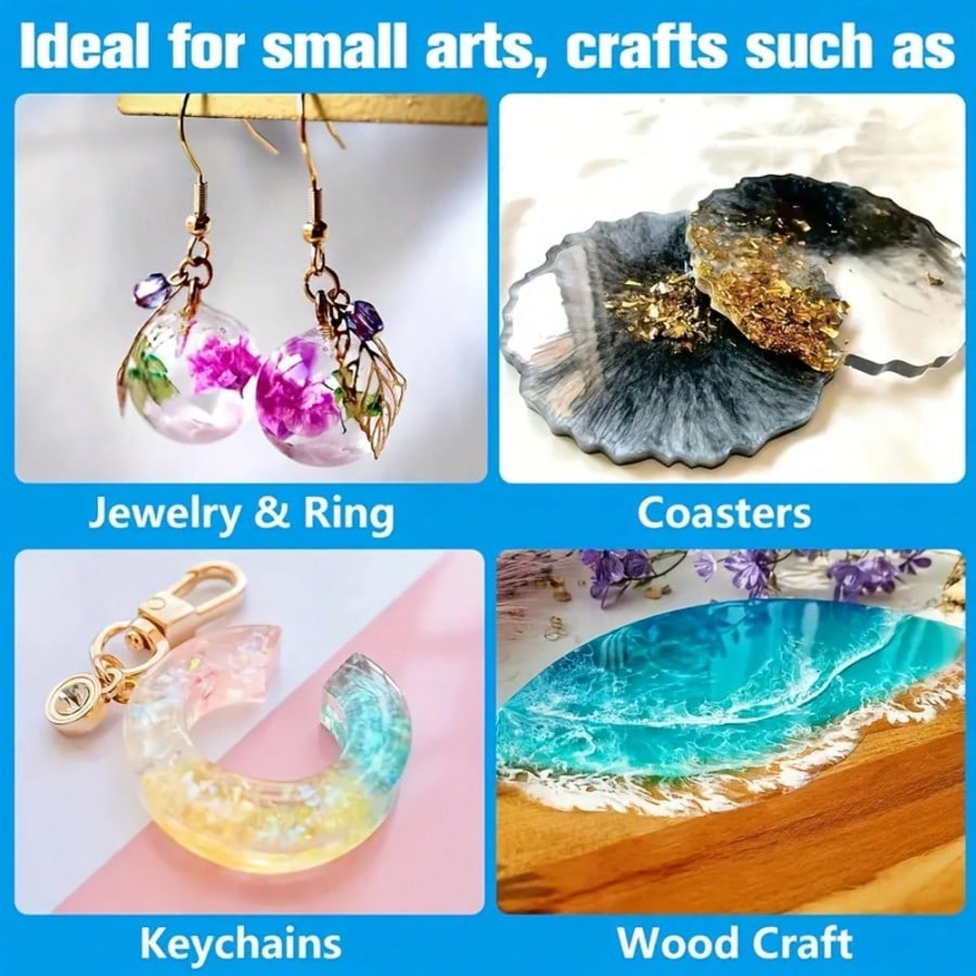 Crystal Clear Epoxy Resin 1:1  - The Art And Craft Of Jewelry ulasan dan harga