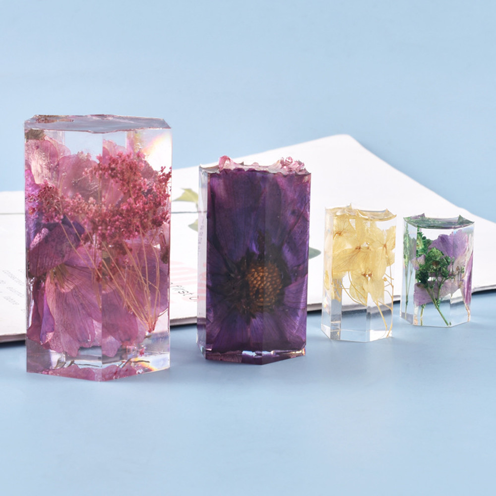 Cylinder Silicone Mold Hexagon - Art Craft Table ulasan dan harga
