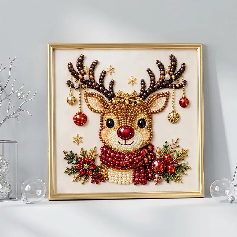 Christmas Pearl Diamond Painti - Art Craft Adult ulasan dan harga