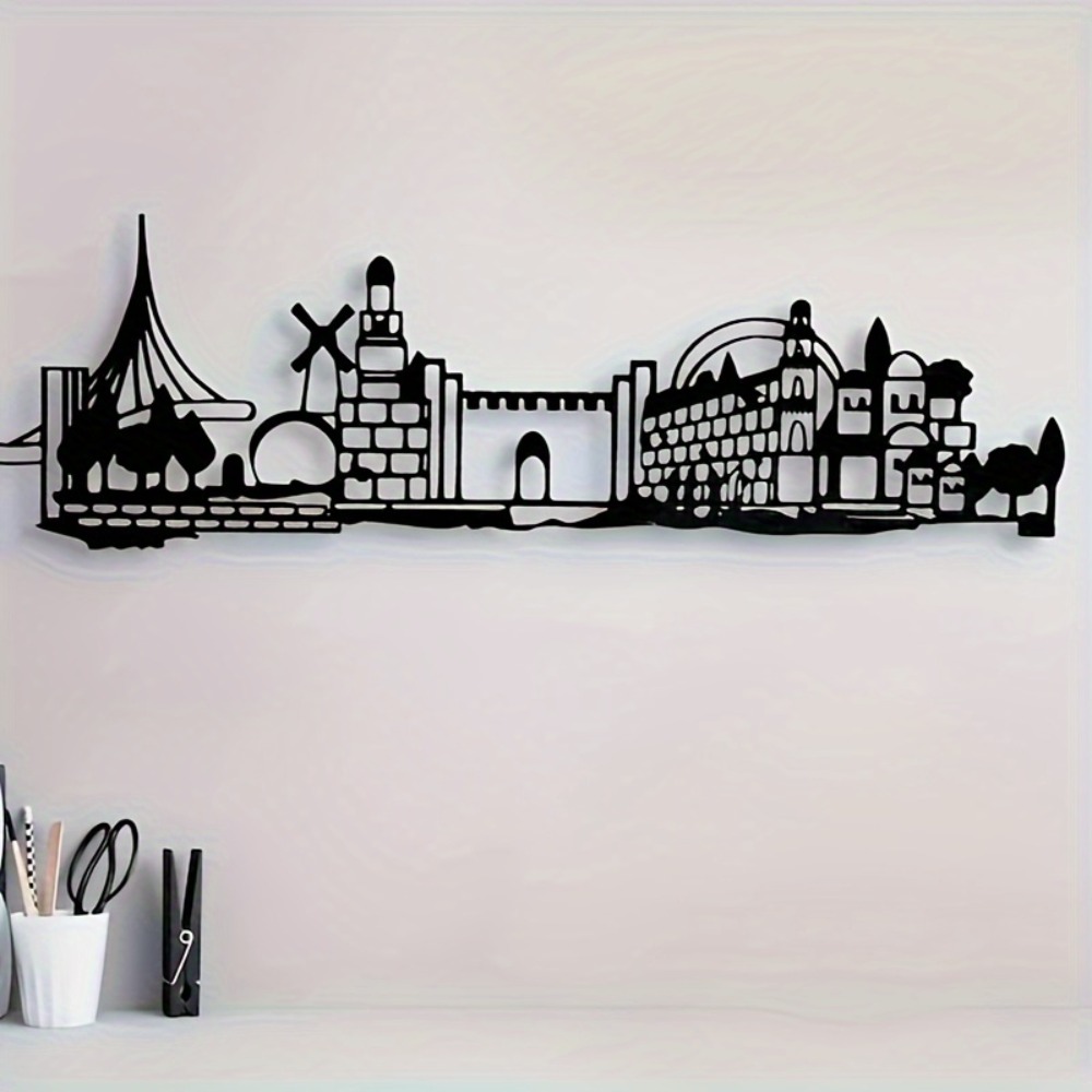 CIFBUY Metal Wall Art Jerusale - Art & Craft Kortingscode ulasan dan harga