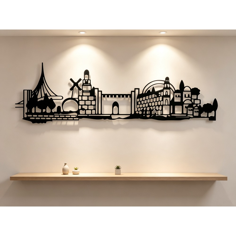 CIFBUY Metal Wall Art Jerusale - Art & Craft Kortingscode ulasan dan harga