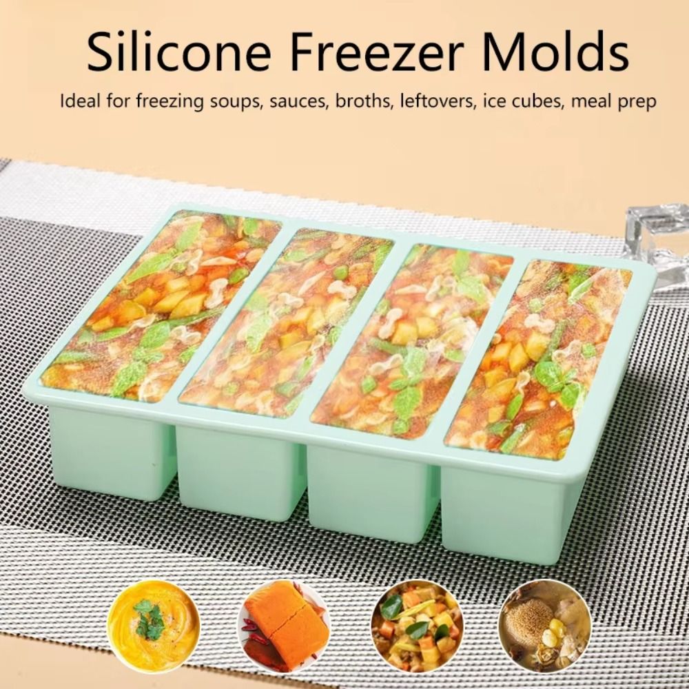New 4 Grids Giant Storage For  - Art Craft Ice Cream ulasan dan harga