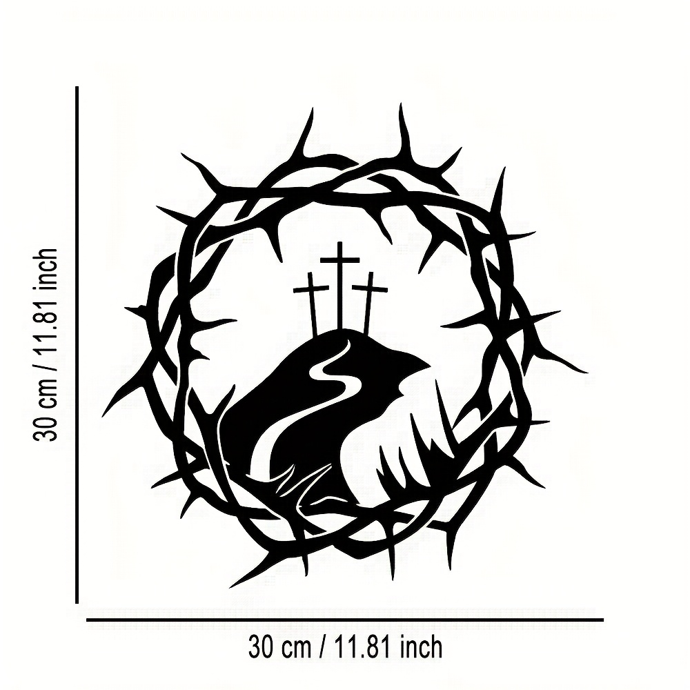CIFBUY Iron Wall Art Vine Circ - Art & Craft Kortingscode ulasan dan harga
