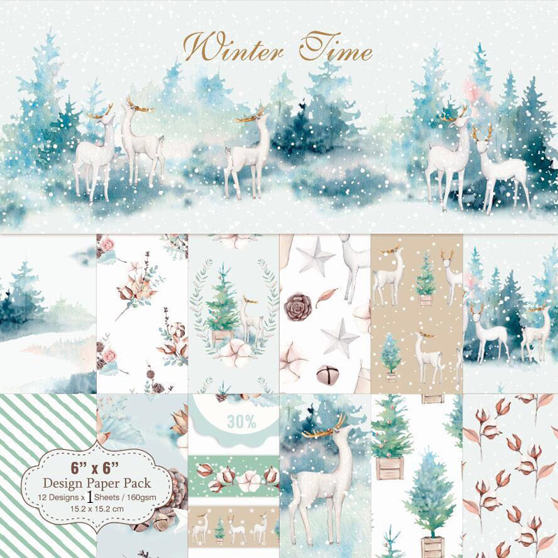 KLJUYP 24 Sheets Winter Time S - Art Craft Winter ulasan dan harga