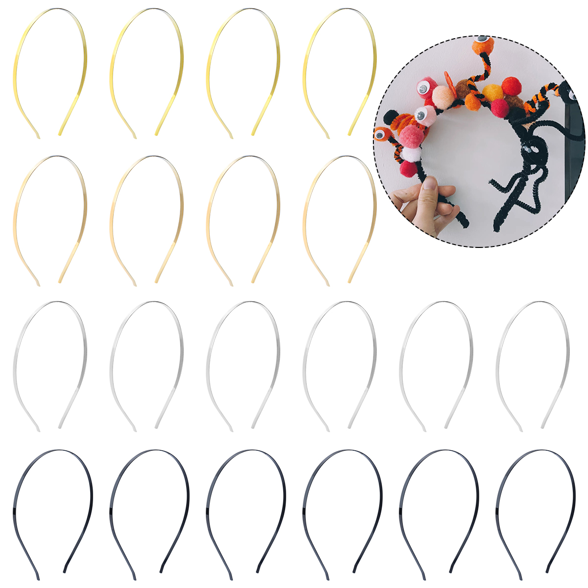 10pcs 11x14cm Metal Solid Colo - Art And Craft Hair ulasan dan harga
