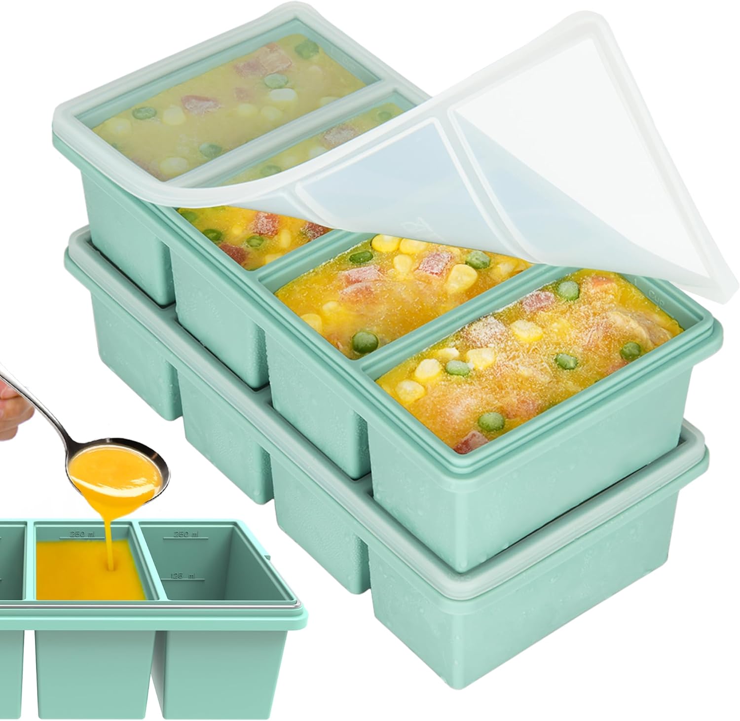 Silicone Ice Tray Mold 250ml 5 - Art Craft Ice Cream ulasan dan harga