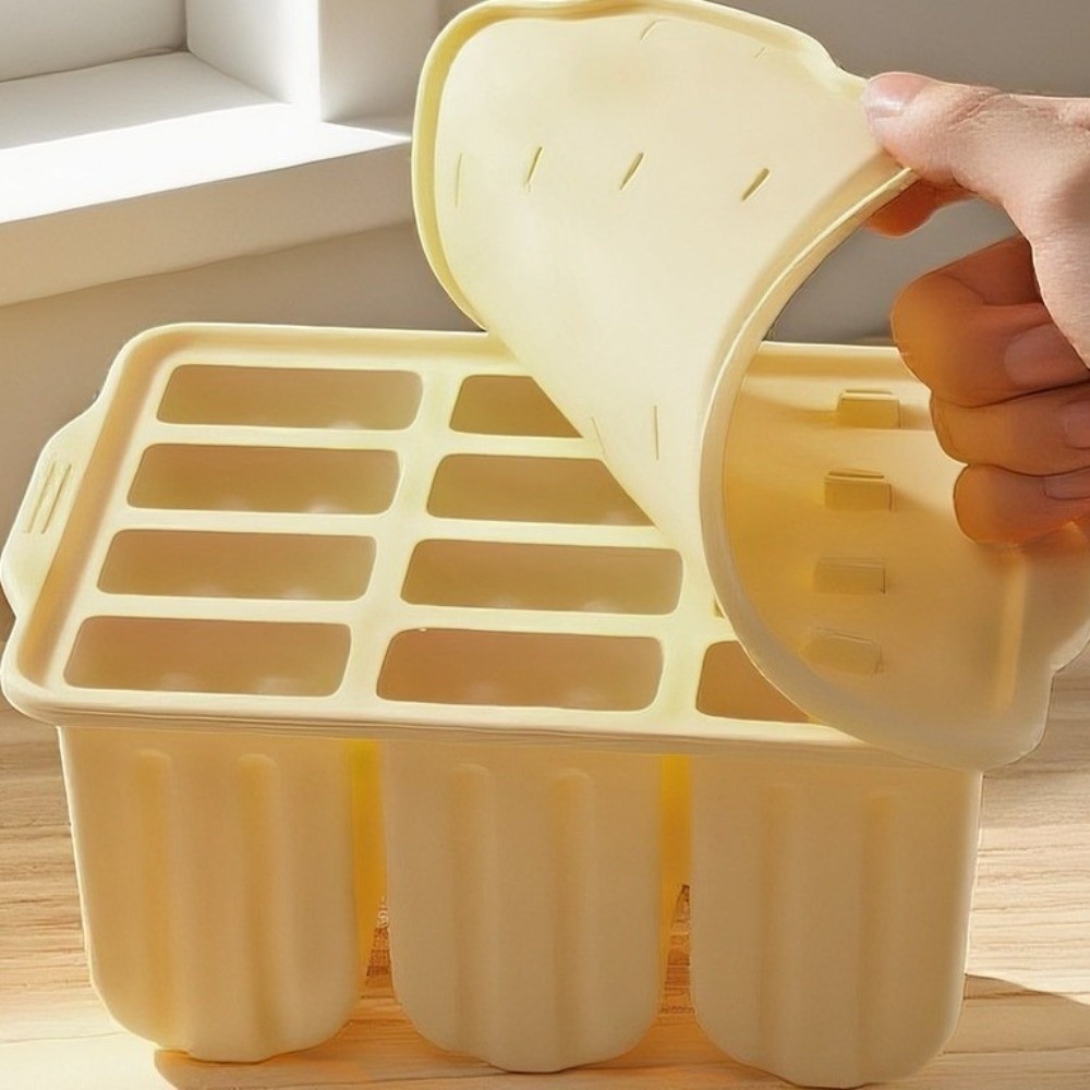New 12 Grids Silicone Popsicle - Art Craft Ice Cream ulasan dan harga