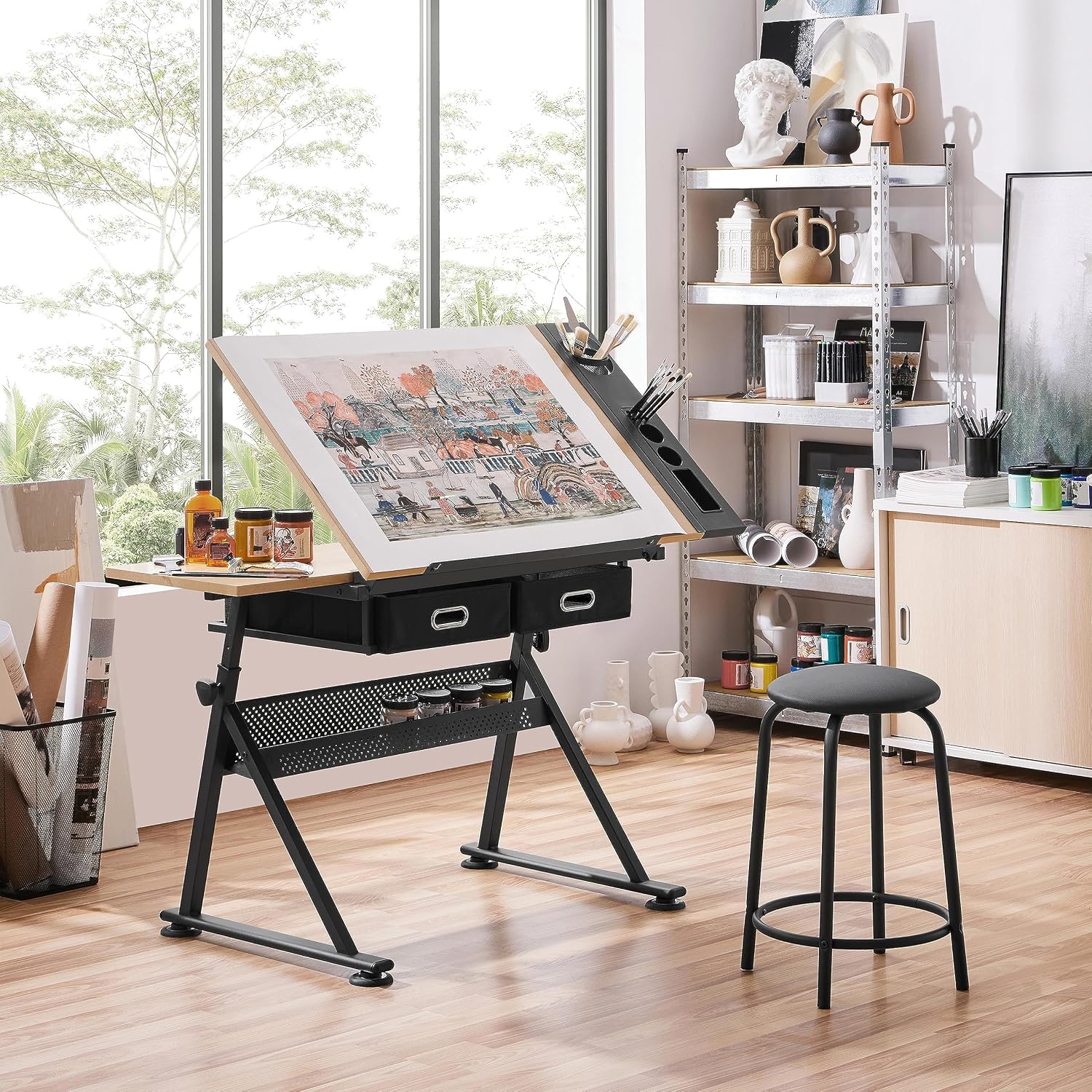 Adjustable Drafting Table Art  - Art Craft Table ulasan dan harga