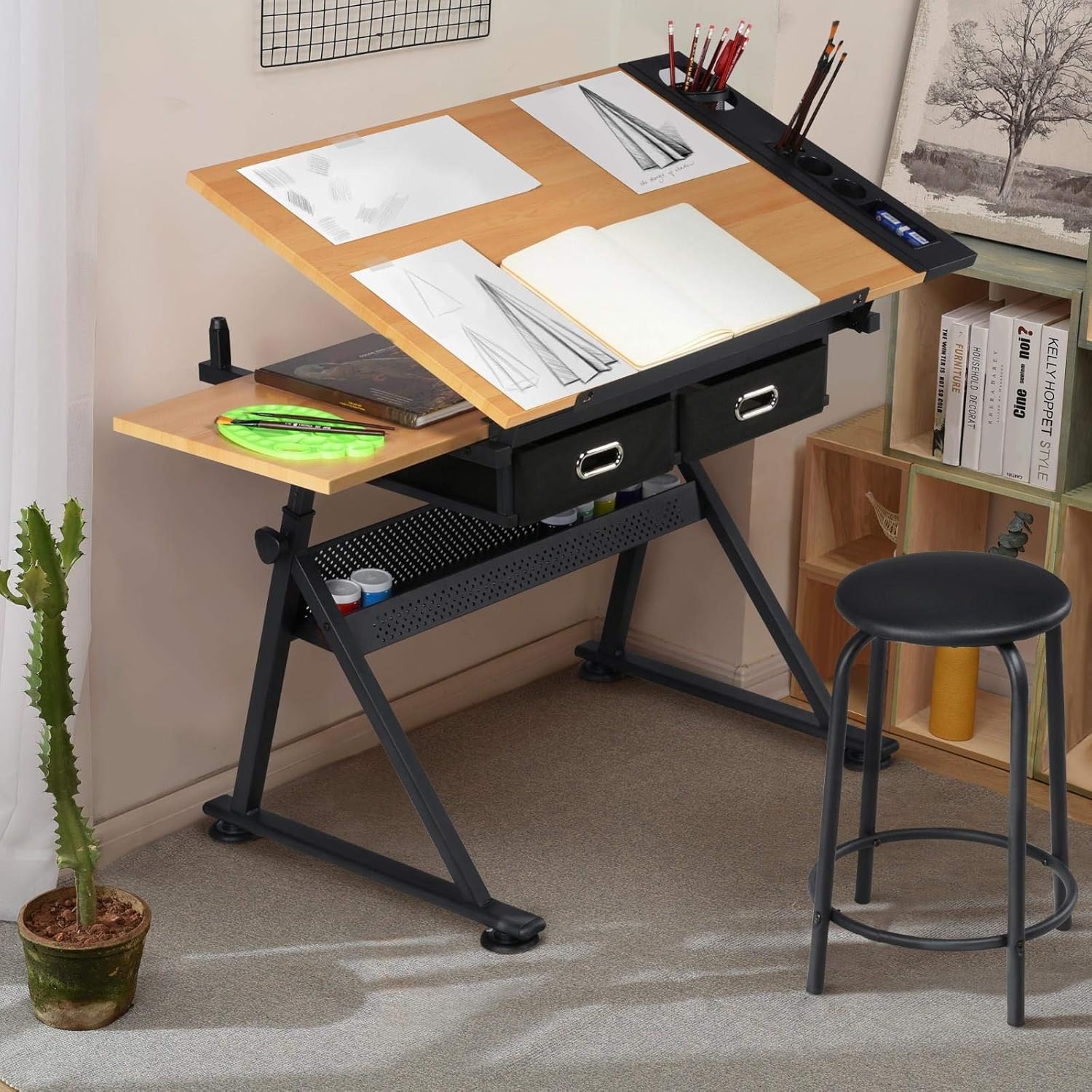 Adjustable Drafting Table Art  - Art Craft Table ulasan dan harga