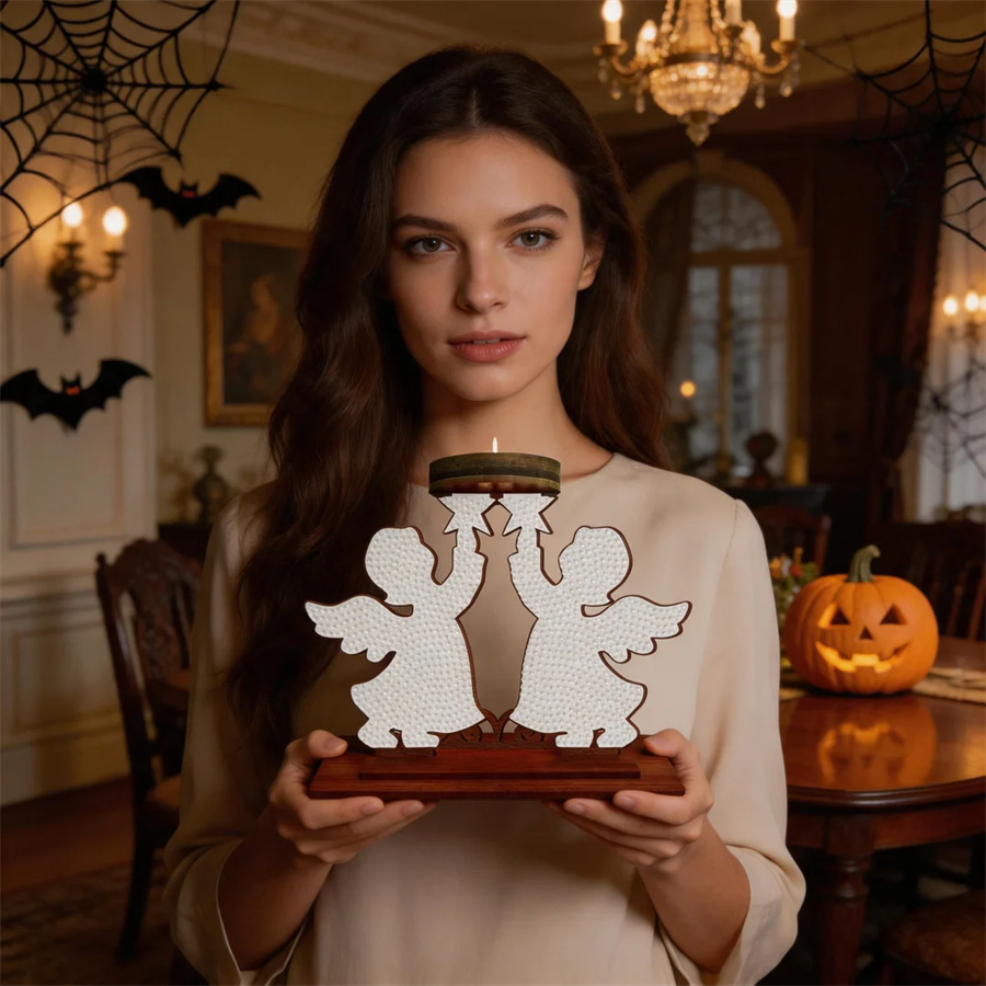 kid candle holder Halloween ho - Art Craft Home ulasan dan harga