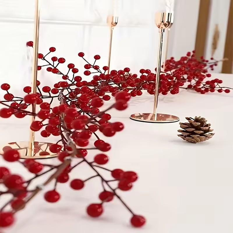 2026 Artificial Cranberry Vine - Art Craft Table ulasan dan harga