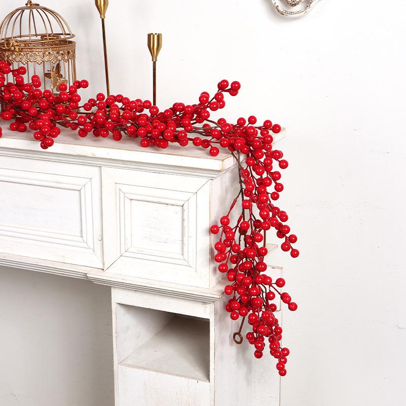 2026 Artificial Cranberry Vine - Art Craft Table ulasan dan harga