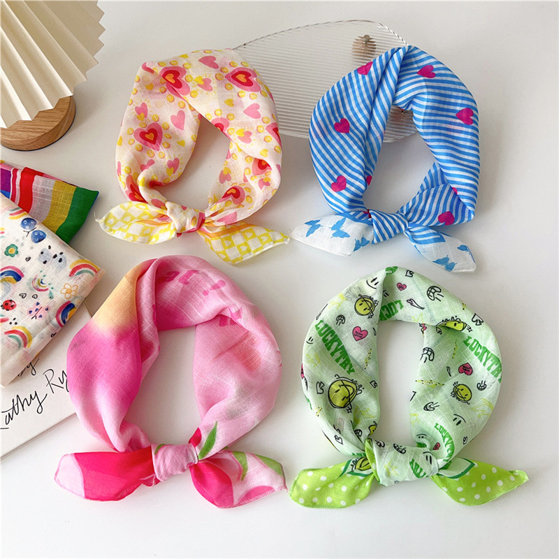 55cm Square Scarves Cotton Lin - Art And Craft Hair ulasan dan harga