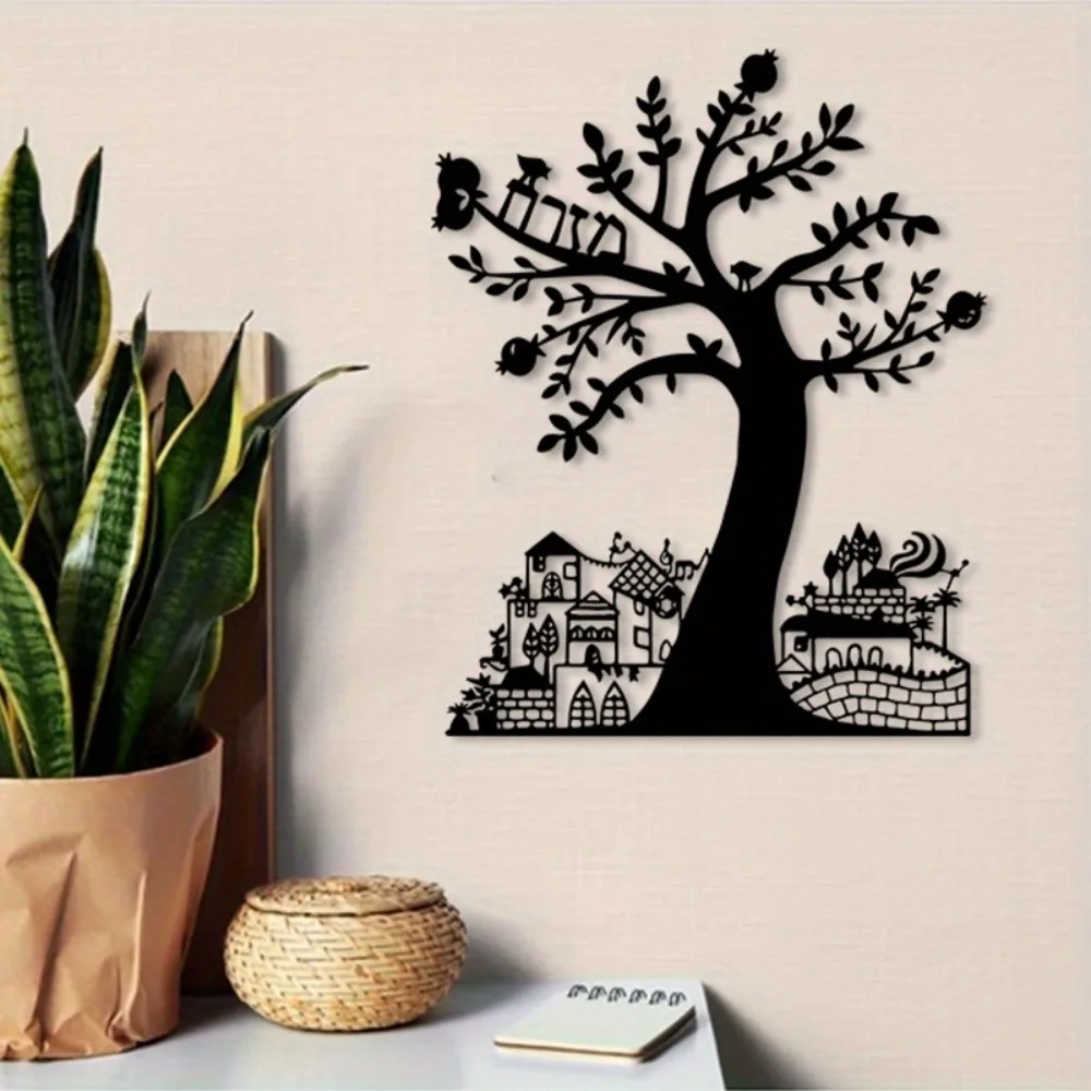 CIFBUY Metal Wall Art Pomegran - Art Craft Home ulasan dan harga
