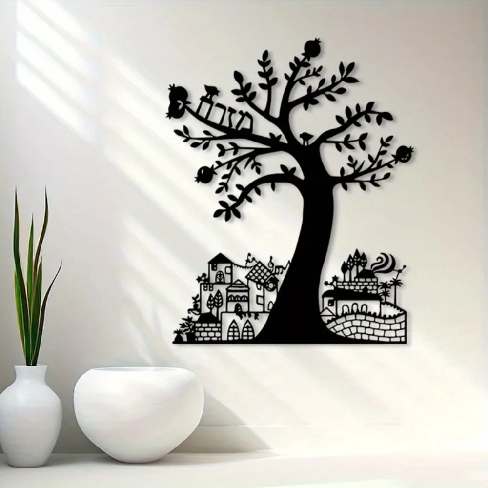 CIFBUY Metal Wall Art Pomegran - Art Craft Home ulasan dan harga