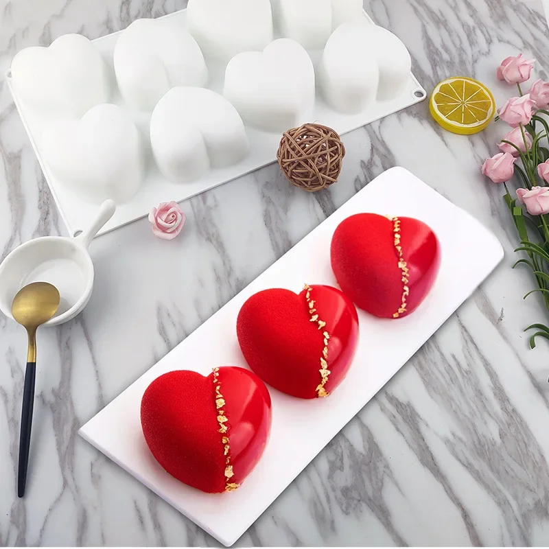 8Grid Cavity Love Heart Shape  - Art Craft Ice Cream ulasan dan harga