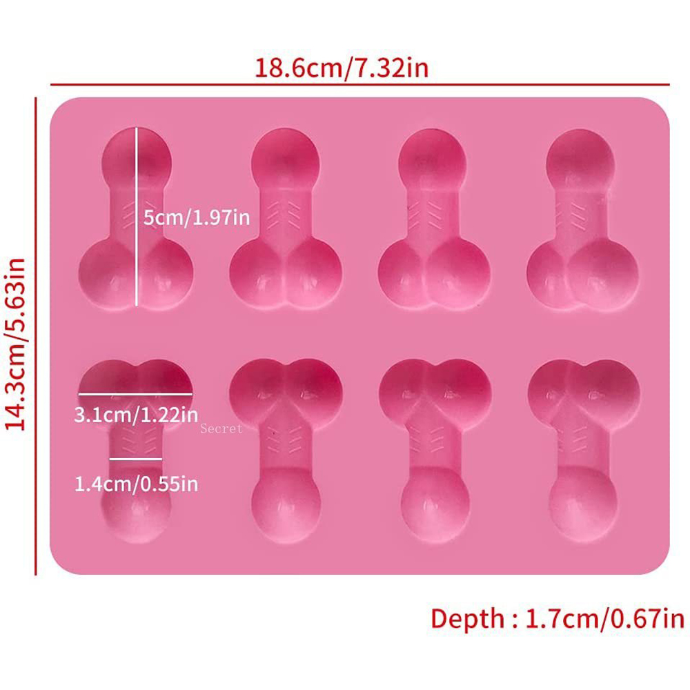 Funny Dicks Chocolate Mould Ic - Art Craft Ice Cream ulasan dan harga