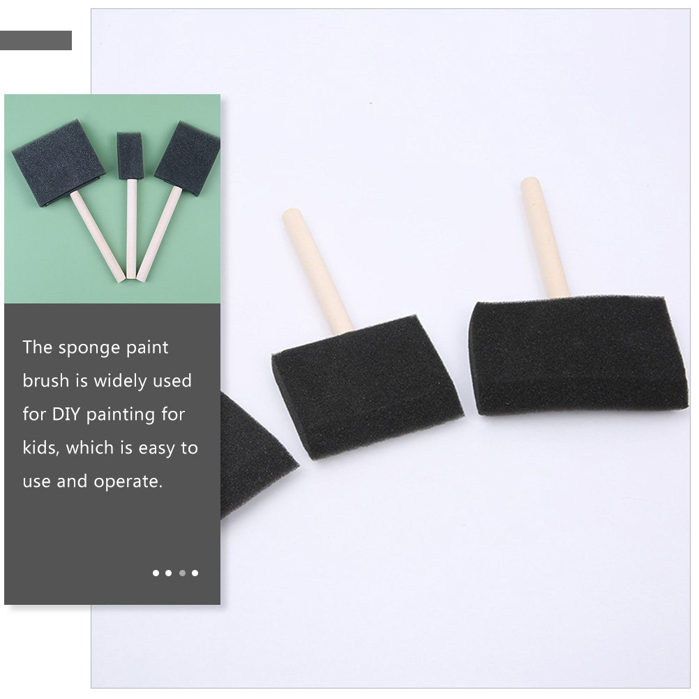 12Pcs Sponge Paint Brush Kit F - Art And Craft With Paint ulasan dan harga