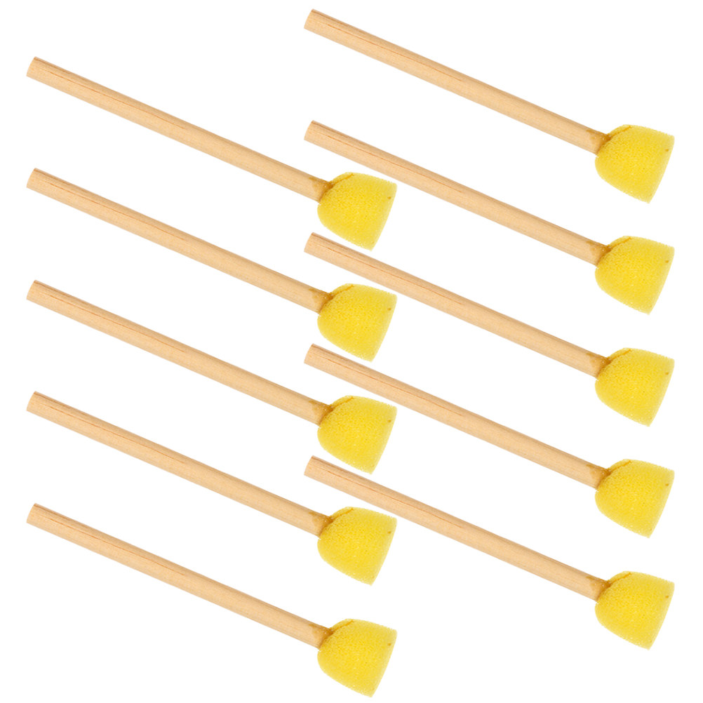 10Pcs Round Sponge Painting Br - Art And Craft With Paint ulasan dan harga