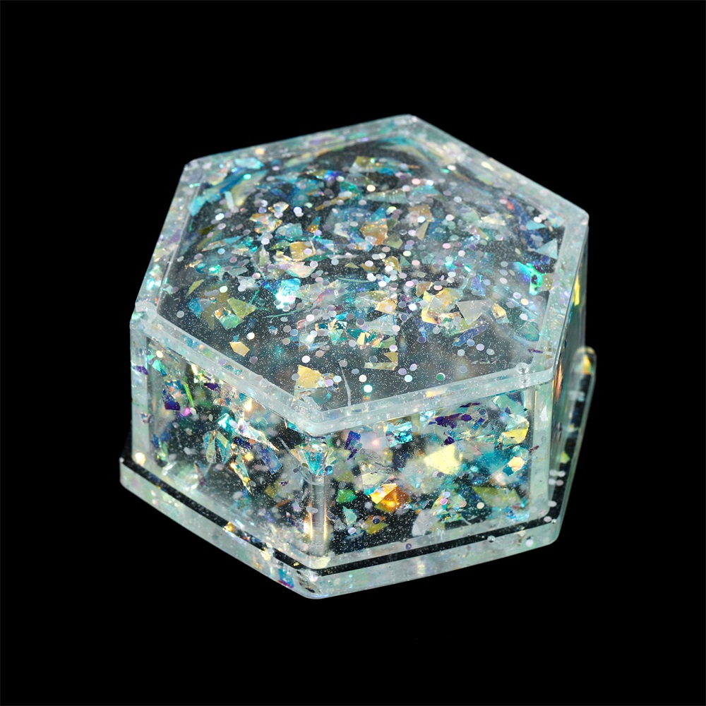 10g Irregular Shiny AB Mirror  - Art Craft Mirror ulasan dan harga