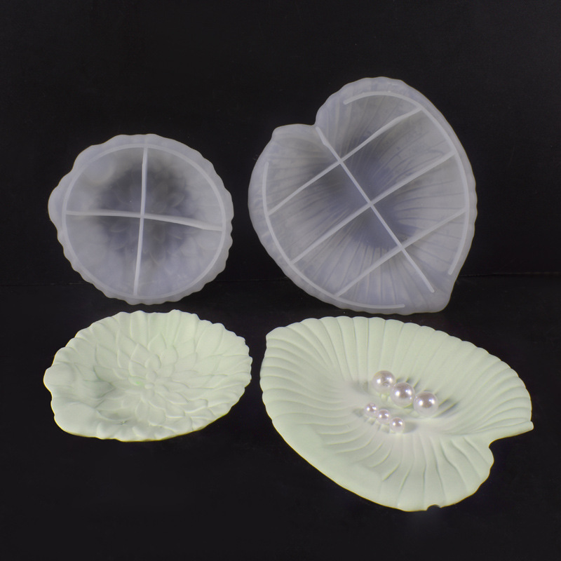 Plaster Cement DIY Leaf Dish M - Art Craft Mirror ulasan dan harga