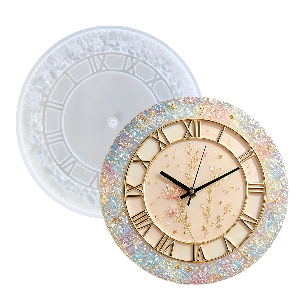 Diamond Faceted Clock Silicone - Art Craft Table ulasan dan harga