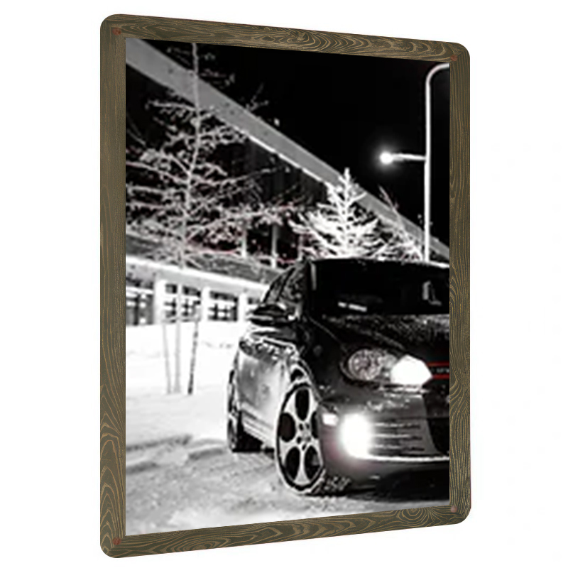 Winter Street Car Night View I - Art Craft Winter ulasan dan harga