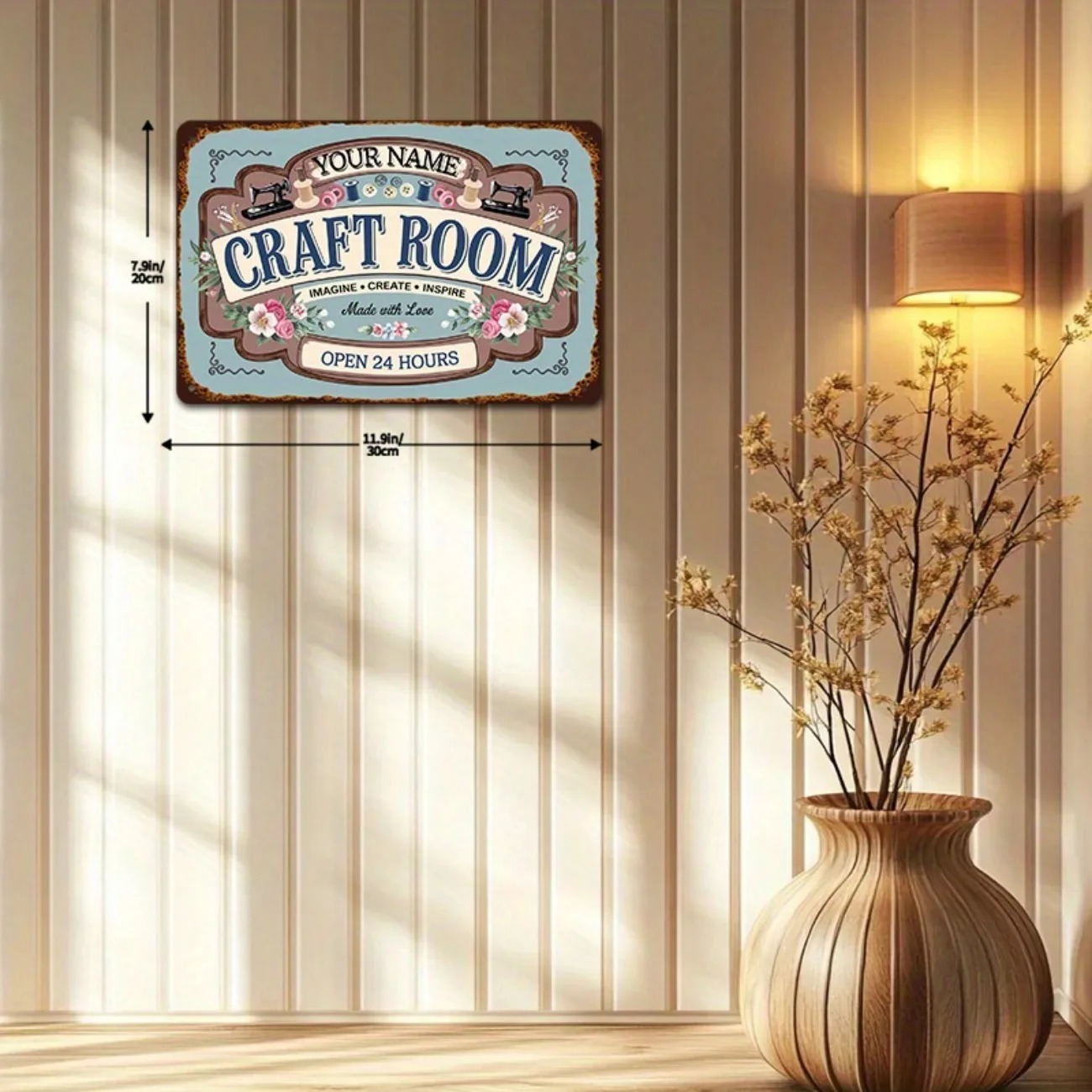 Custom Name Metal Craft Room S - Art Craft Home ulasan dan harga