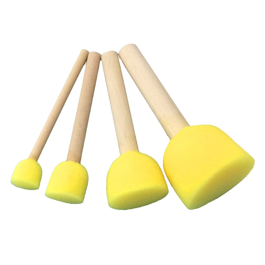 24Pcs Friendly Sponge Painting - Art And Craft With Paint ulasan dan harga