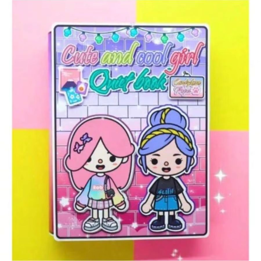 Paper Doll Theme DIY Sticker C - Art Craft 6 Year Old ulasan dan harga