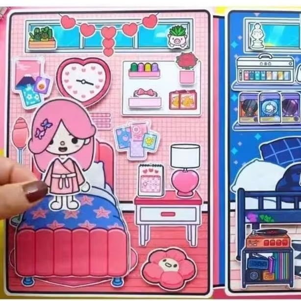 Paper Doll Theme DIY Sticker C - Art Craft 6 Year Old ulasan dan harga