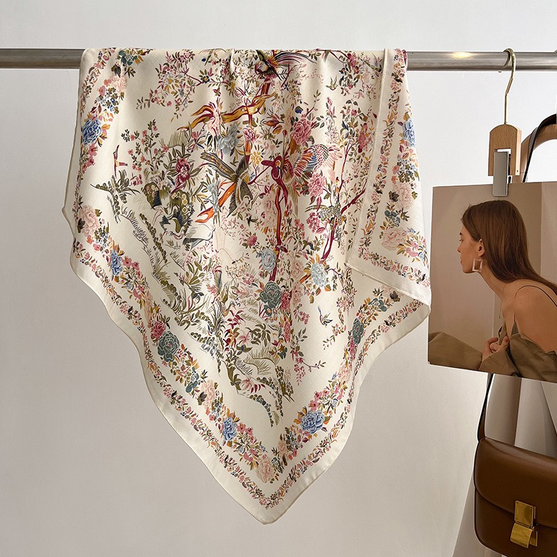 70x70cm Simple Elegance Floral - Art And Craft Hair ulasan dan harga