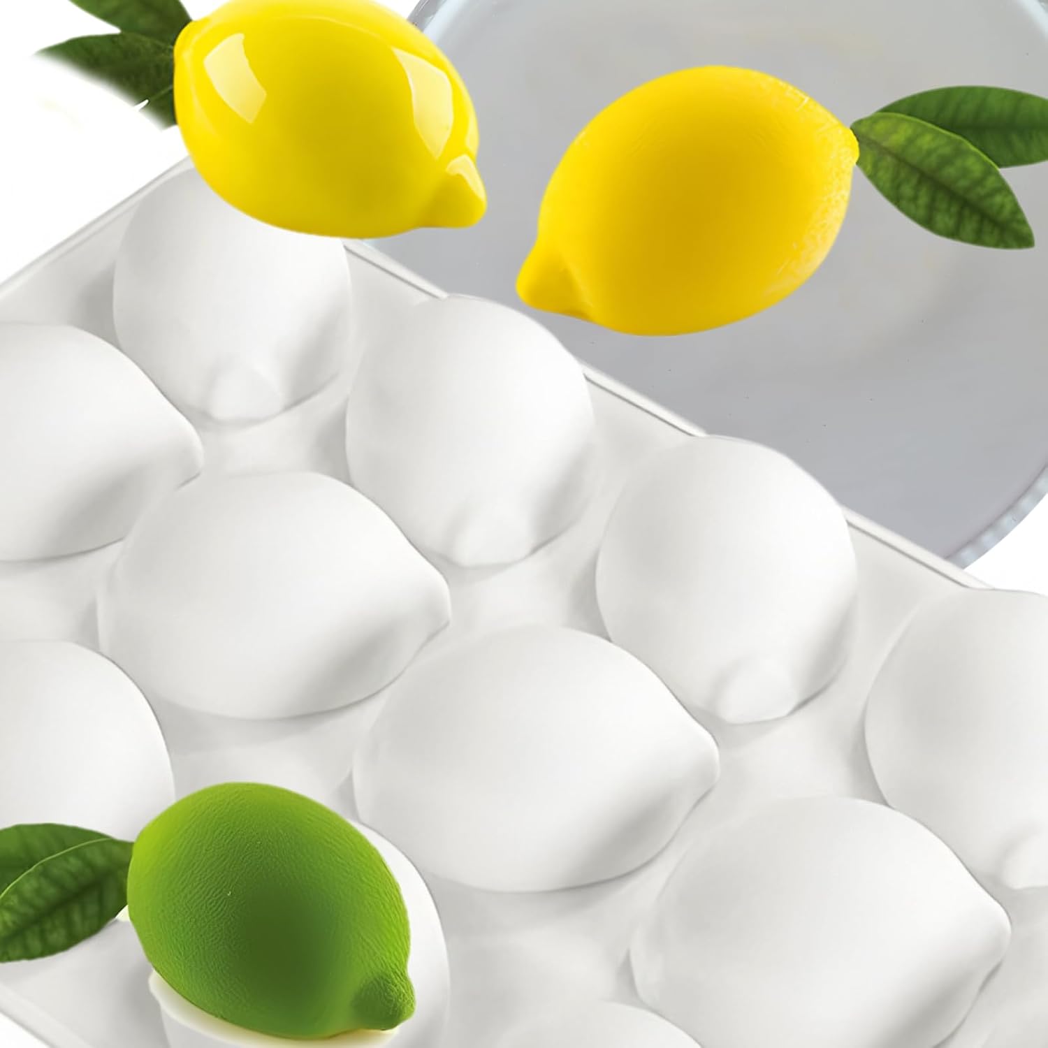 15-Cavity Silicone Lemon Mold  - Art Craft Ice Cream ulasan dan harga
