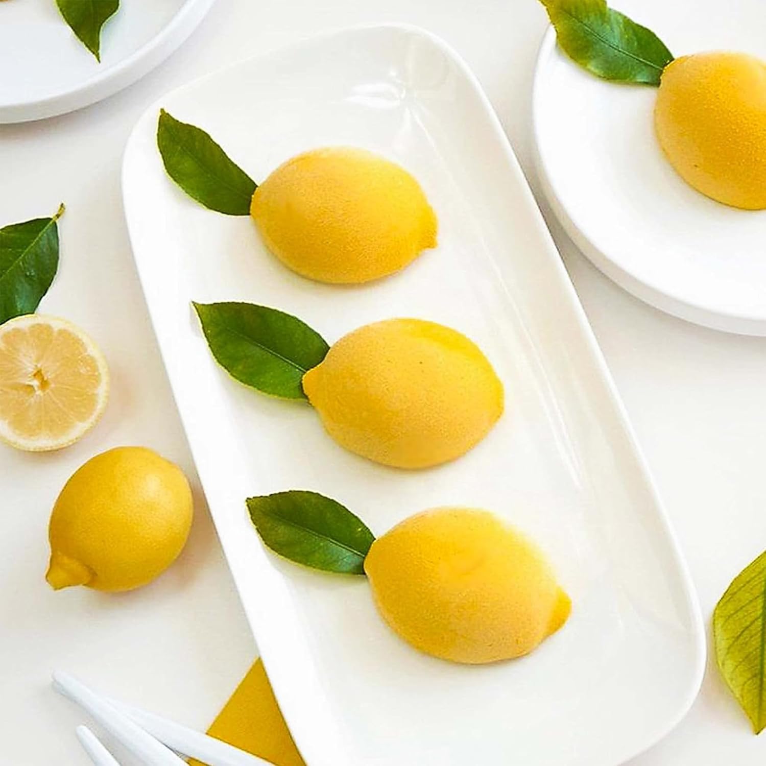15-Cavity Silicone Lemon Mold  - Art Craft Ice Cream ulasan dan harga
