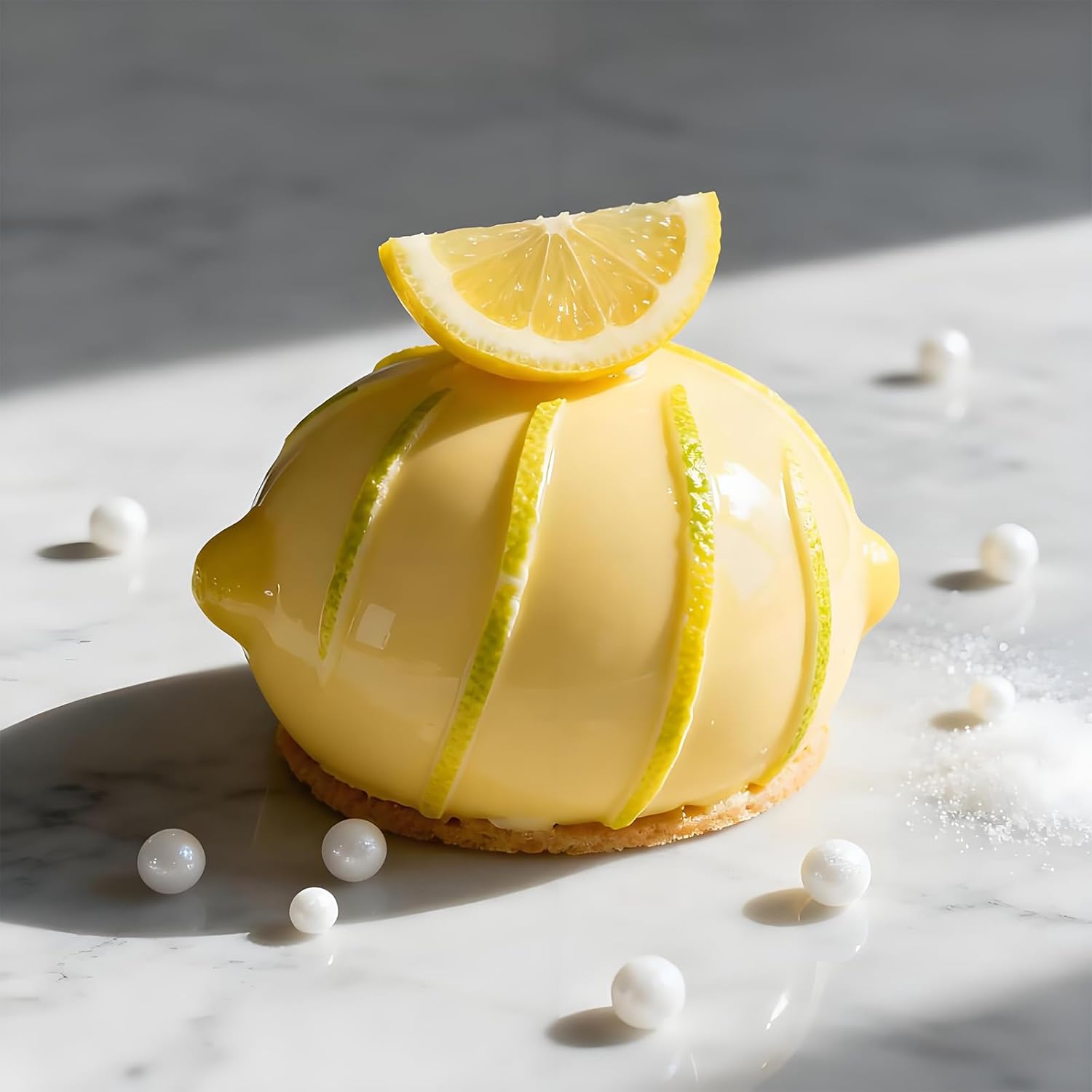 15-Cavity Silicone Lemon Mold  - Art Craft Ice Cream ulasan dan harga