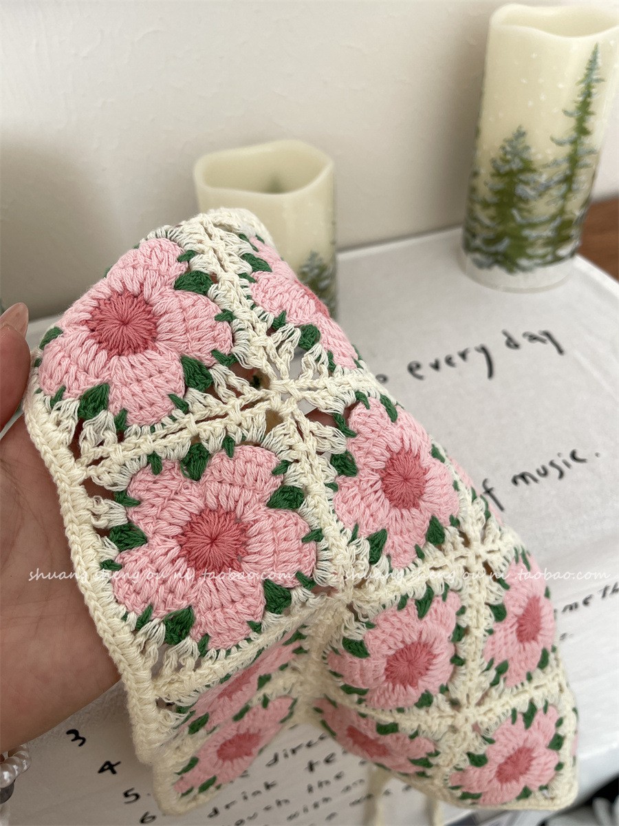 Vintage Weaving Knitting Flowe - Art And Craft Hair ulasan dan harga