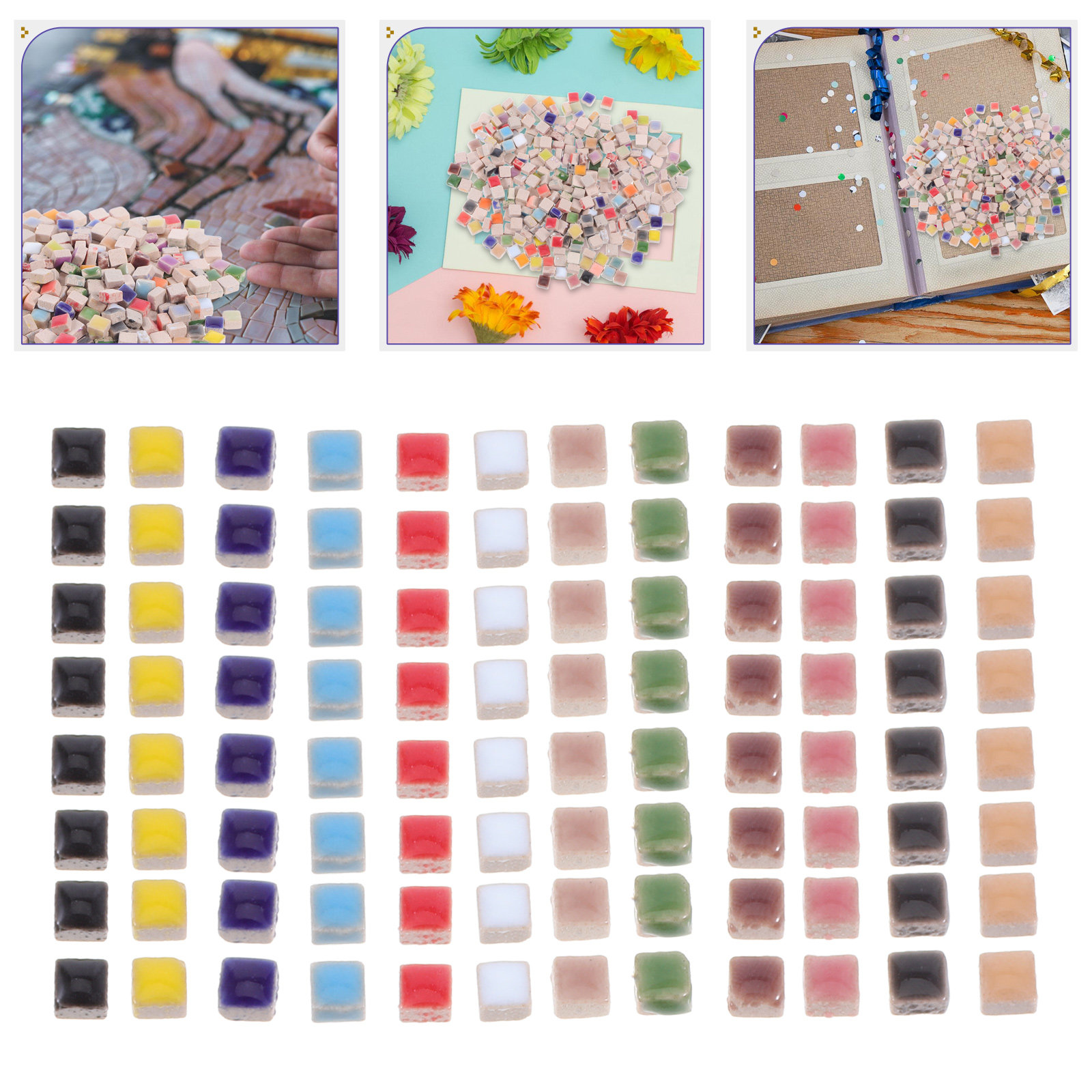 Mosaic Ceramic Tiles for DIY A - Art Craft Easy ulasan dan harga