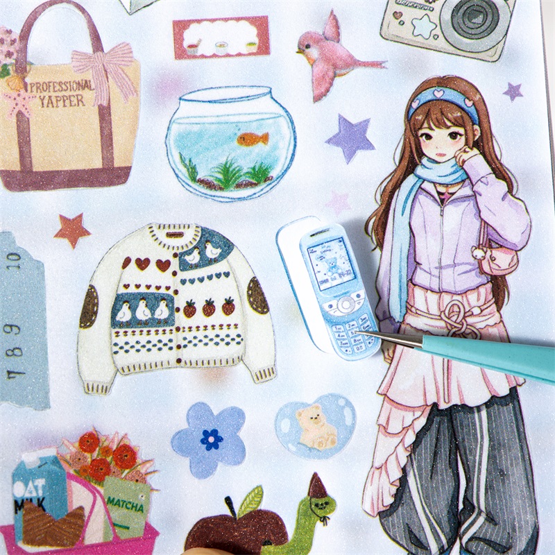 TIANZI 24 Sheets Cartoon Home  - Art Craft 6 Year Old ulasan dan harga