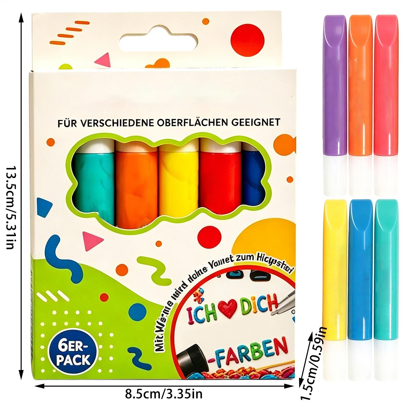 Bubble Pen 6/12 Piece Art Draw - Art And Craft With Paint ulasan dan harga