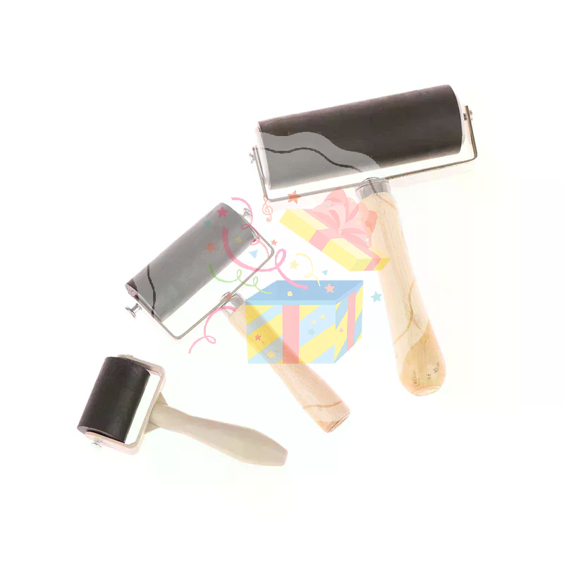 Rubber Roller Brayer Ink Paint - Art And Craft With Paint ulasan dan harga